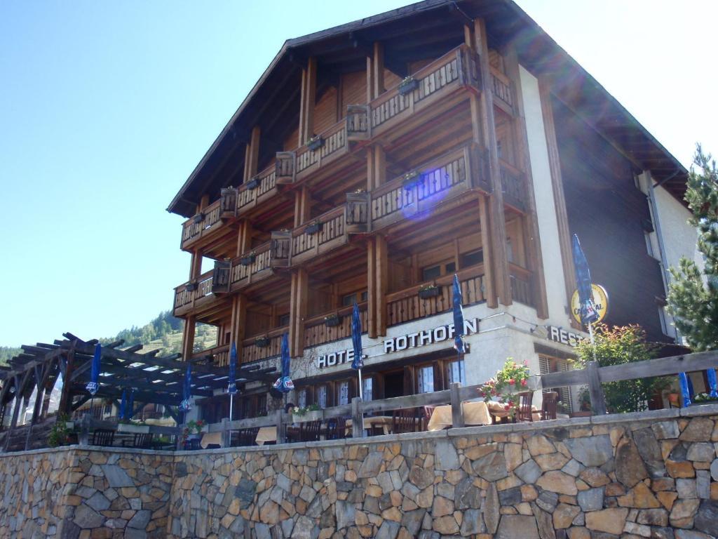 Hotel Restaurant Rothorn Visperterminen Exterior foto